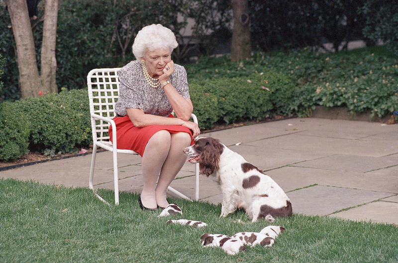 Barbara in 1989. Image via AP.